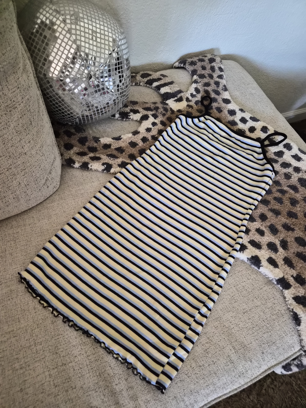 Wild Fable Striped Ribbed Bodycon Dress – Women's Medium